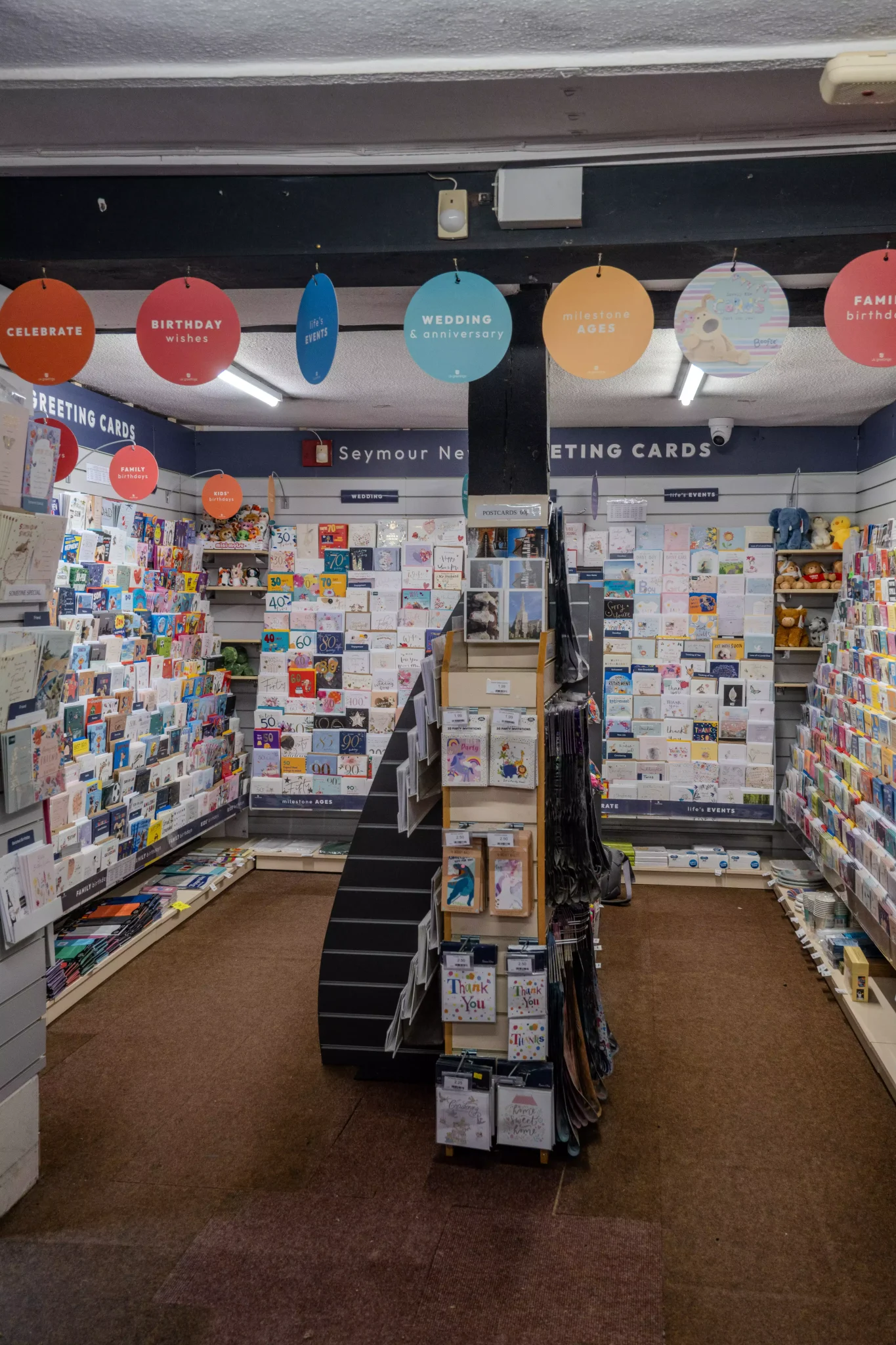 Greetings Cards Aisle, Seymour News Newent