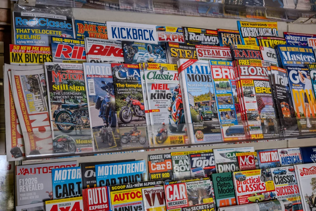 Transport magazines, Seymour News, Newent